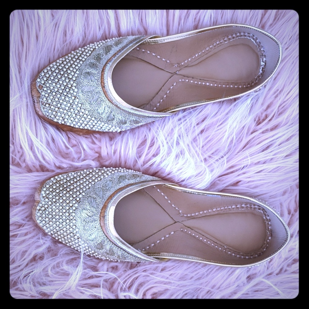 Beaded shoes